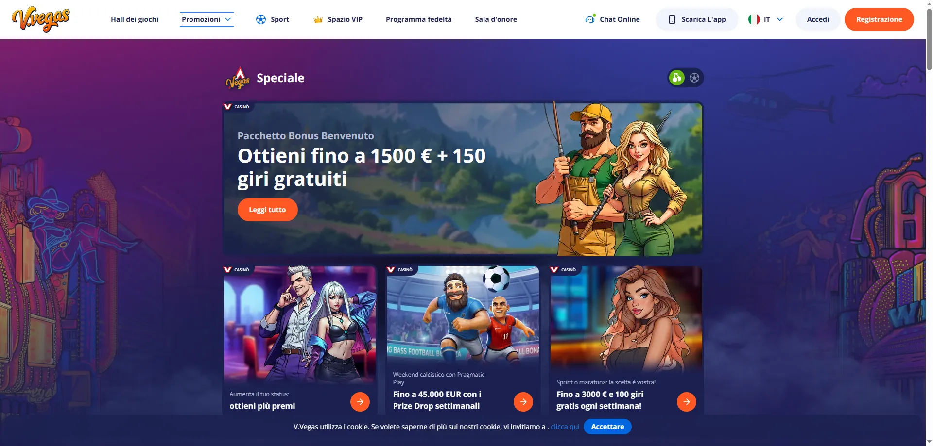 Deposito e Prelievo per i Giocatori Italiani &mdash; Vulkan Vegas